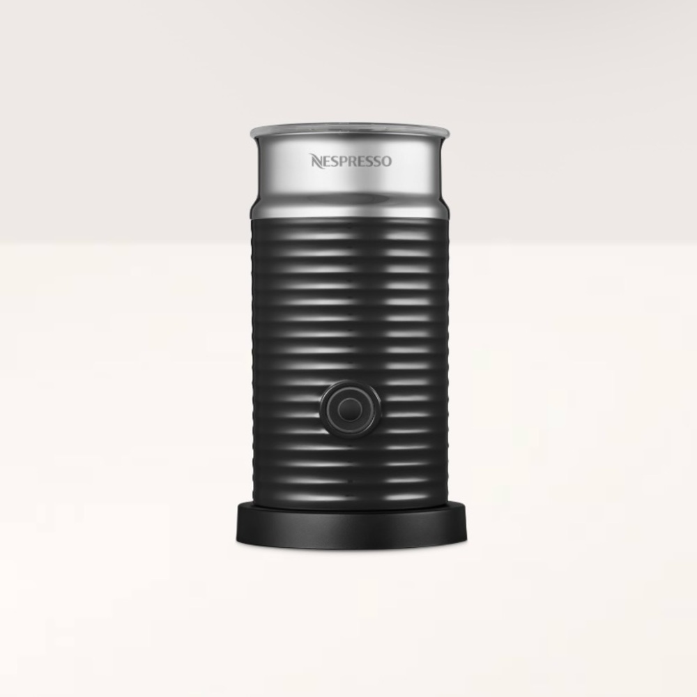 Nespresso Aeroccino 3 Milk Frother Black and Silver NWT
